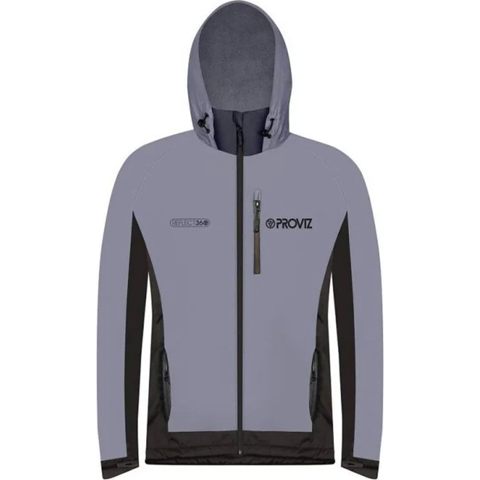 Veste u00e0 capuche ru00e9flu00e9chissante Proviz outdoor [Taille L]