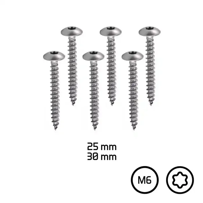 Visserie marine autotaraudeuse tc torx m6 – lot de 6 – Promotion