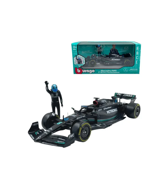 Voiture 1/24 Bburago Mercedes AMG Petronas Officiel Formule 1 George Russell N°63