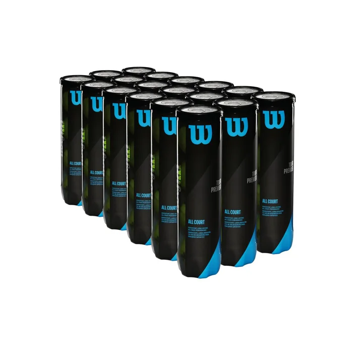 Wilson Tour Premier – Box of 18 Cans of 4 Tennis Balls